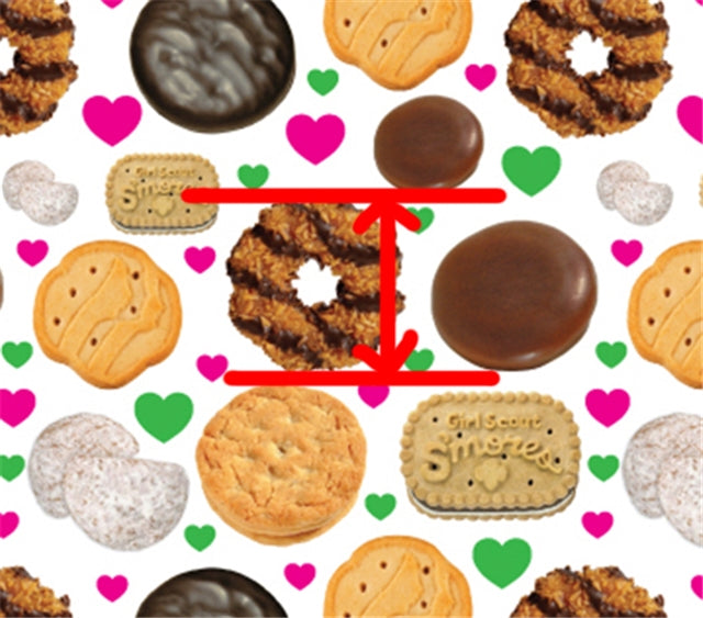 Girl Scout Cookies Printed Fabric