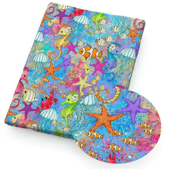 Printed Faux Leather Sheet FeeFiFauxLeather