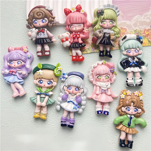 Dolls Flat Back Resin Centerpiece 1 pieces per order FeeFiFauxLeather