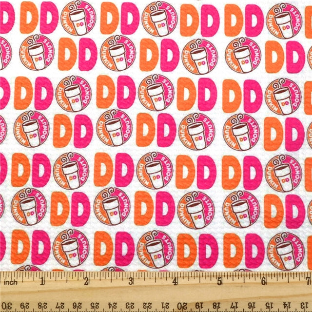 Dunkin Donuts Textured Liverpool/ Bullet Fabric with a textured feel