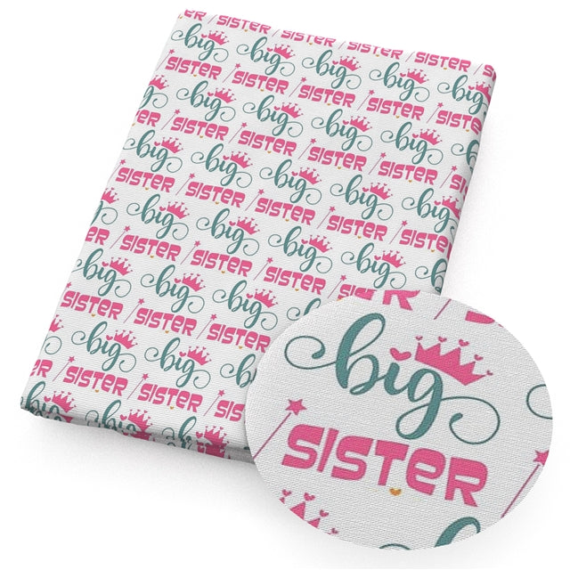 Big Sister Bullet Printed Fabric FeeFiFauxLeather