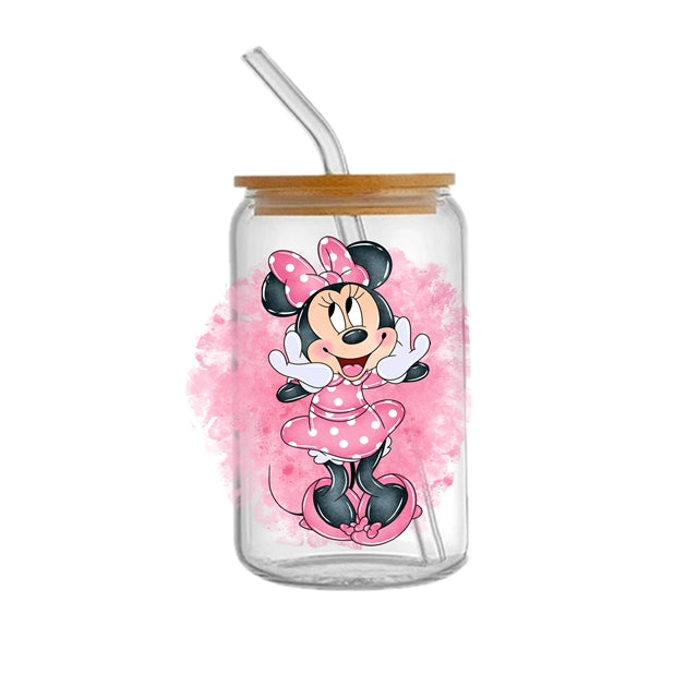 Mouse UV DTF Cup Wrap – Cute Character Wrap for DIY Drinkware Projects FeeFiFauxLeather