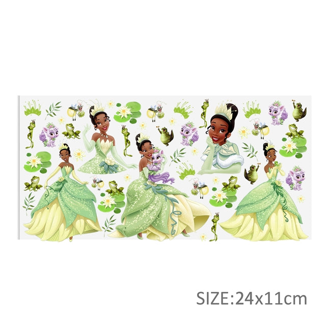 Tiana Princess and The Frog UV DTF Glass Can Wrap