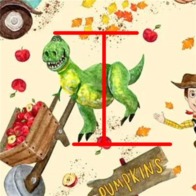 Toy Story Fall Faux Leather Sheet – Cartoon Character Smooth Material for DIY Accessories FeeFiFauxLeather