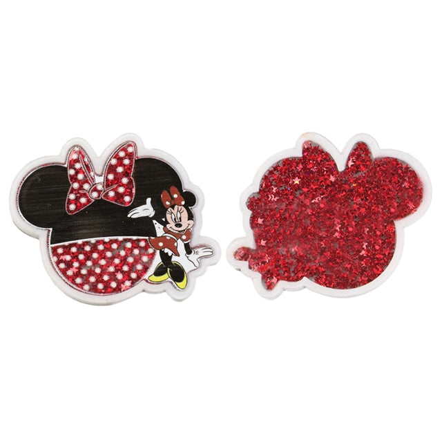 Mouse Quicksand Sequin Resin FeeFiFauxLeather