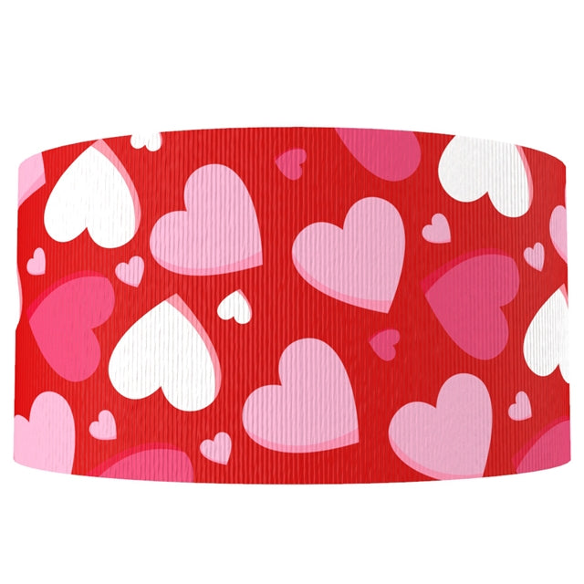 Valentine 1 Yard Printed Grosgrain Ribbon 1 1/2 inch wide