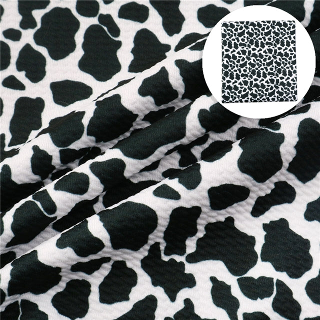 Cowhide Cow Textured Liverpool/ Bullet Fabric with a textured feel