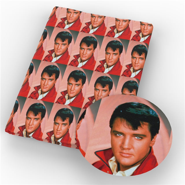 Elvis Printed Fabric FeeFiFauxLeather