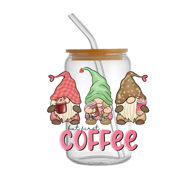 But Coffee First UV DTF Cup Wrap – Coffee Theme Cup Wrap Design for Tumblers & Cups FeeFiFauxLeather
