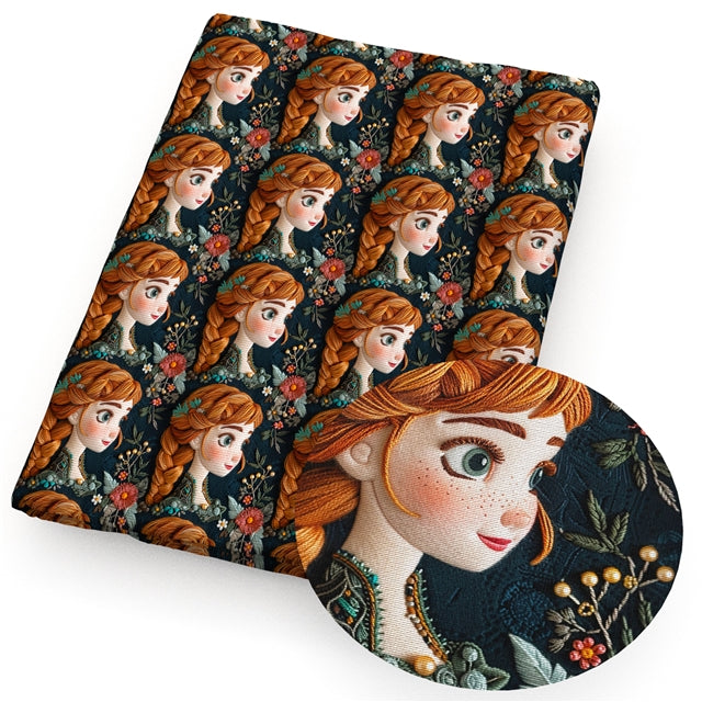 Princess Vintage Printed Faux Leather Roll