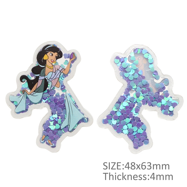 Jasmine Princess Quicksand Sequin Resin