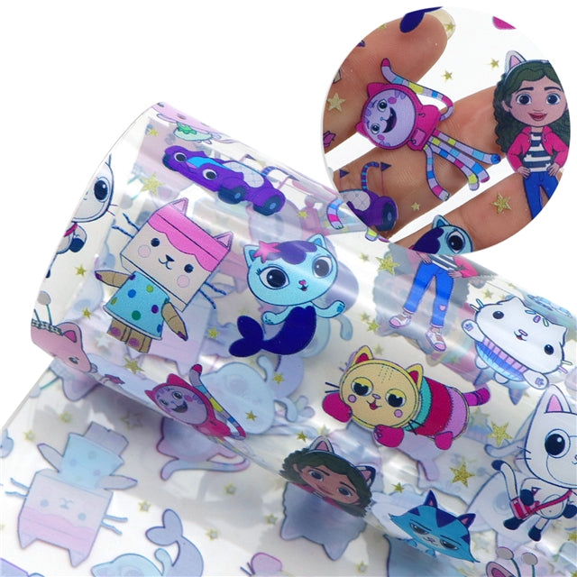 Gabby's Dollhouse Printed See Through Transparent Sheet