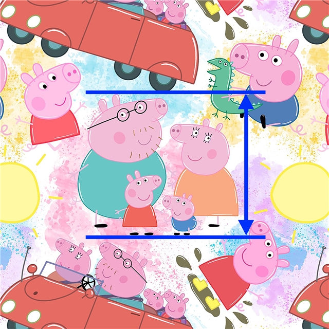 Peppa Pig Printed Faux Leather FeeFiFauxLeather