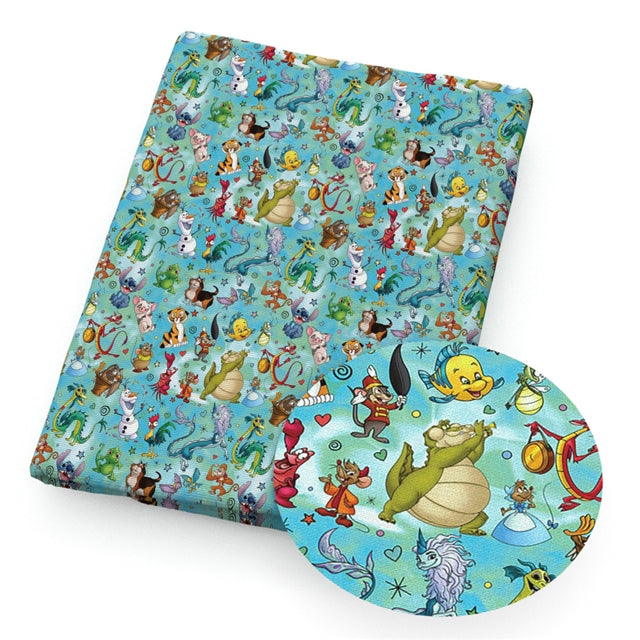 Sidekicks Printed Faux Leather Sheet FeeFiFauxLeather