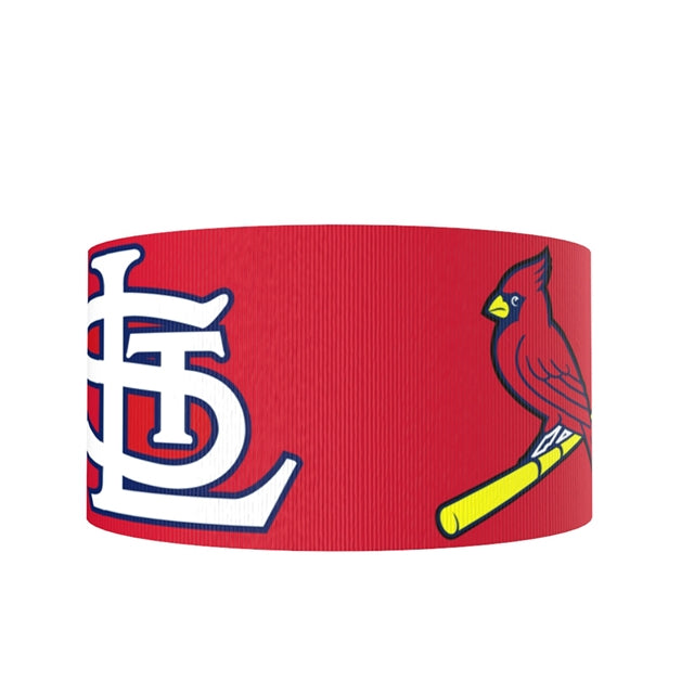Cardinals Baseball Ribbon 1 Yard Printed Grosgrain Ribbon 1 1/2inch wide FeeFiFauxLeather
