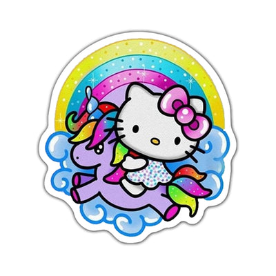 Hello Kitty Unicorn Rainbow Resin 5 piece set