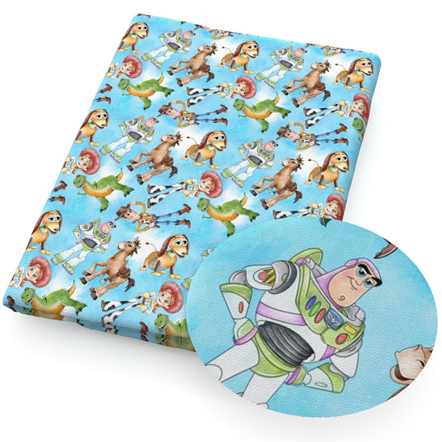 Toy Story Printed Fabric