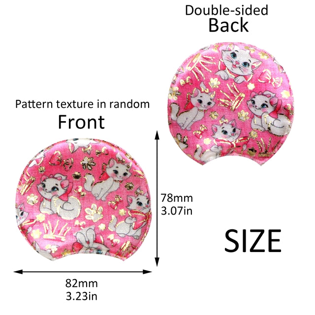 3.5” Large Sequin Marie Ears, Double-sided and padded, DIY Mouse headbands