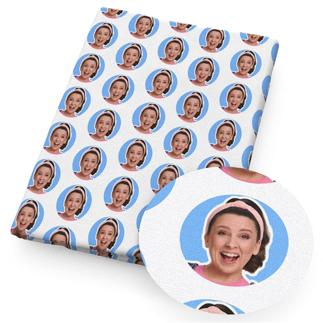 Ms Rachel Printed Smooth Faux Leather Sheet FeeFiFauxLeather