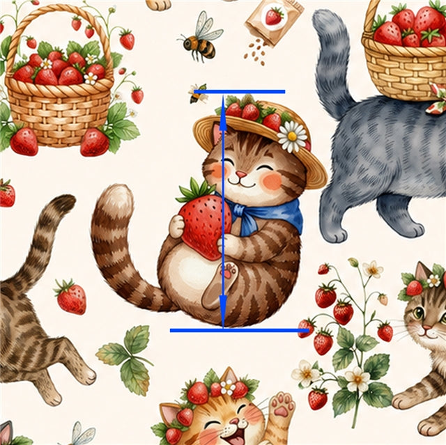 Kittens Printed Faux Leather Sheet FeeFiFauxLeather