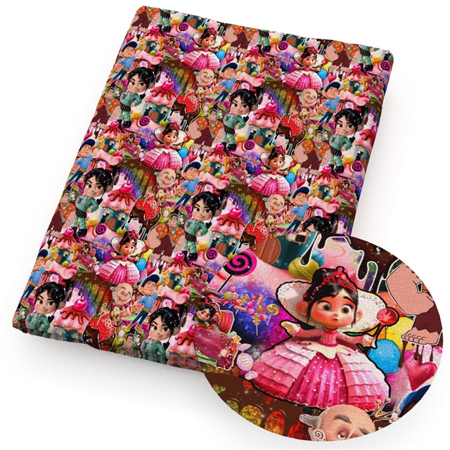 Wreck-It Ralph Litchi Faux Leather Sheet