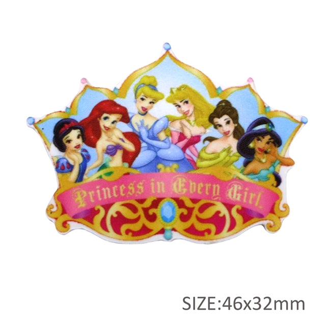 Princess Glitter Resin 5 piece set FeeFiFauxLeather