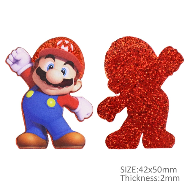 Mario Glitter Resin 5 piece set