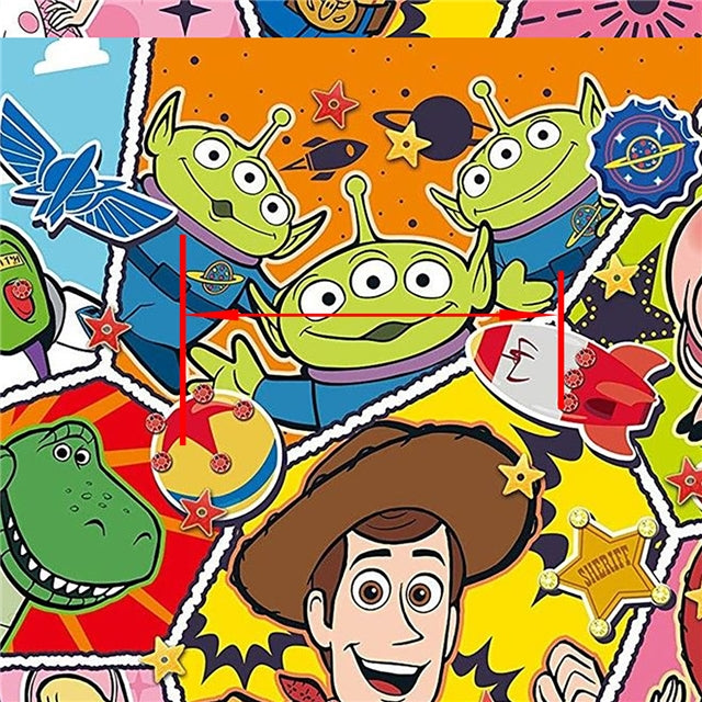 Toy Story Printed Faux Leather Sheet FeeFiFauxLeather