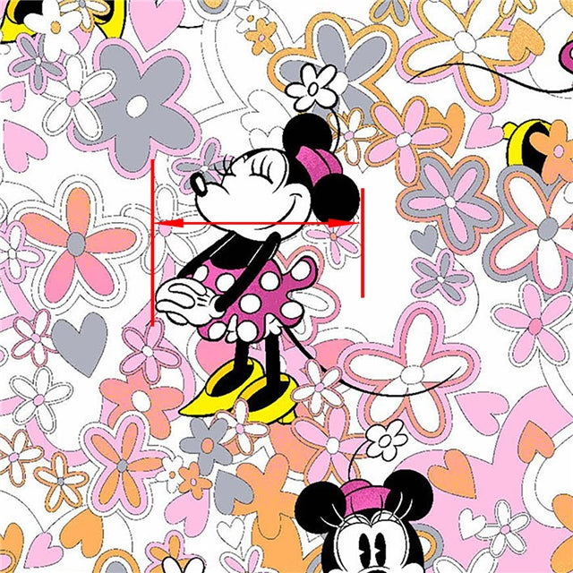 Mouse Printed Faux Leather Sheet