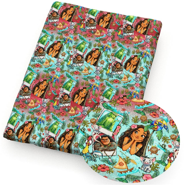 Princess Printed Faux Leather Sheet FeeFiFauxLeather