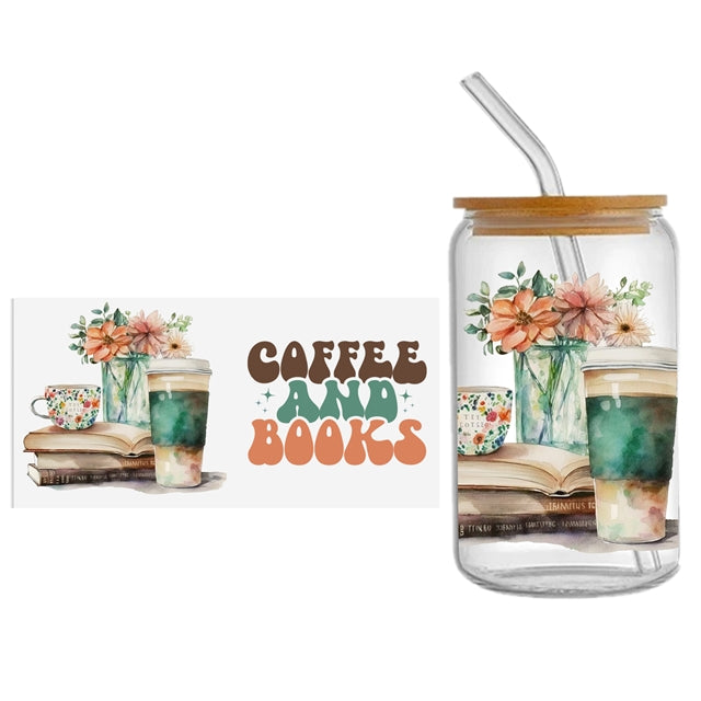 Coffee UV DTF Cup Wrap – Easy Cup Wrap for Tumblers & Projects FeeFiFauxLeather