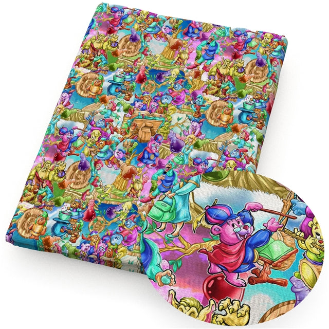 Gummy Bears Litchi Faux Leather Sheet