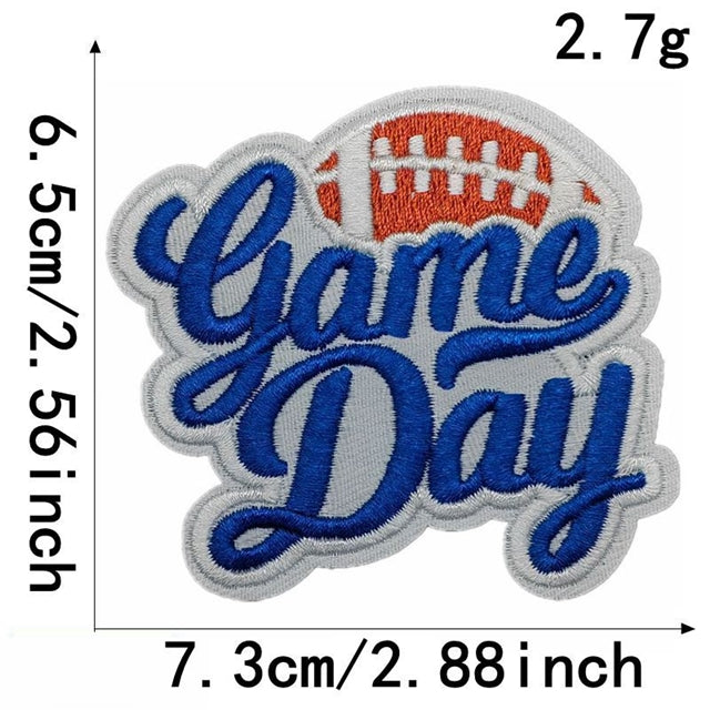 Football Embroidery Patch