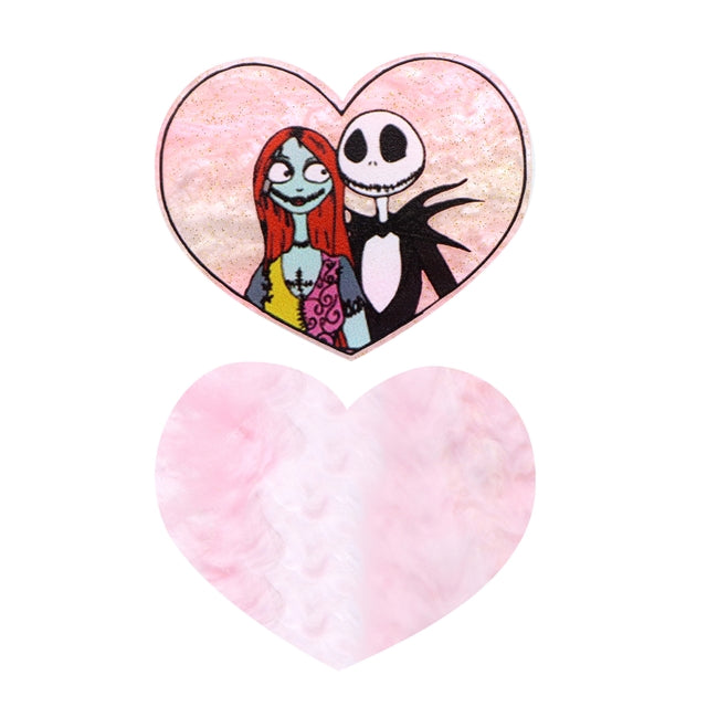 Sally & Jack Nightmare Before Christmas Fine Glitter Acrylic 5 piece set