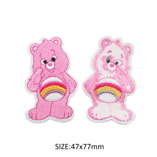 Rainbow Bear Embroidery Patch