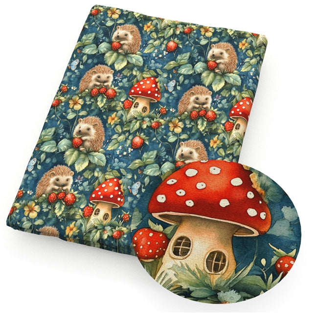 Mushrooms Textured Liverpool/ Bullet Fabric