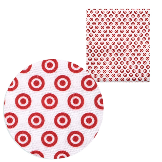 Target Bullseyes Printed Fabric