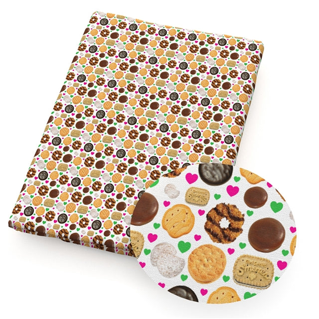 Girl Scout Cookies Printed Fabric