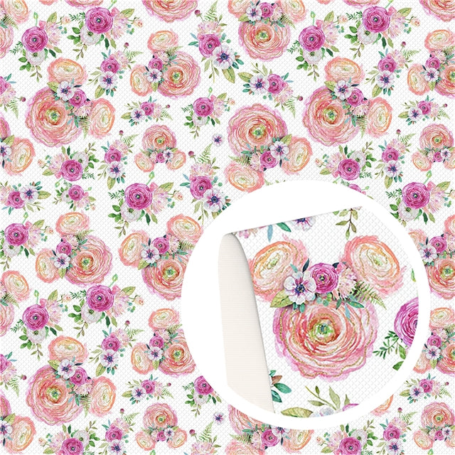Mouse Printed Faux Leather Sheet FeeFiFauxLeather