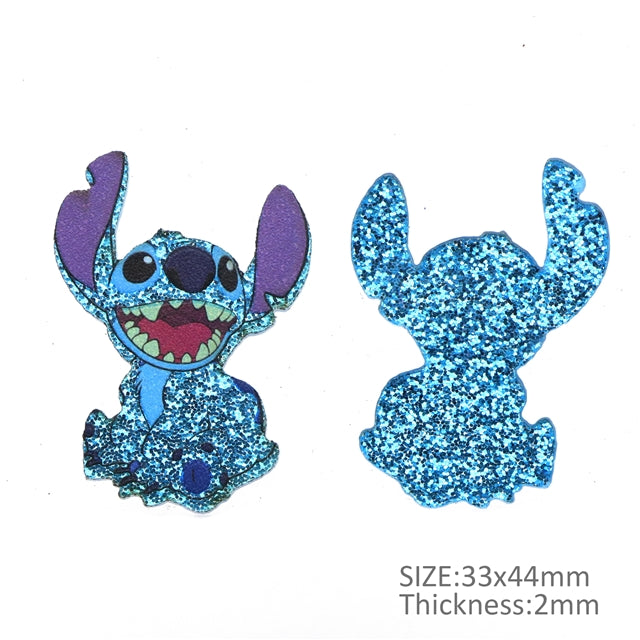 Blue Alien Glitter Resin 5 piece set