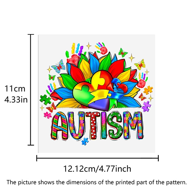 Autism Embroidery Patch