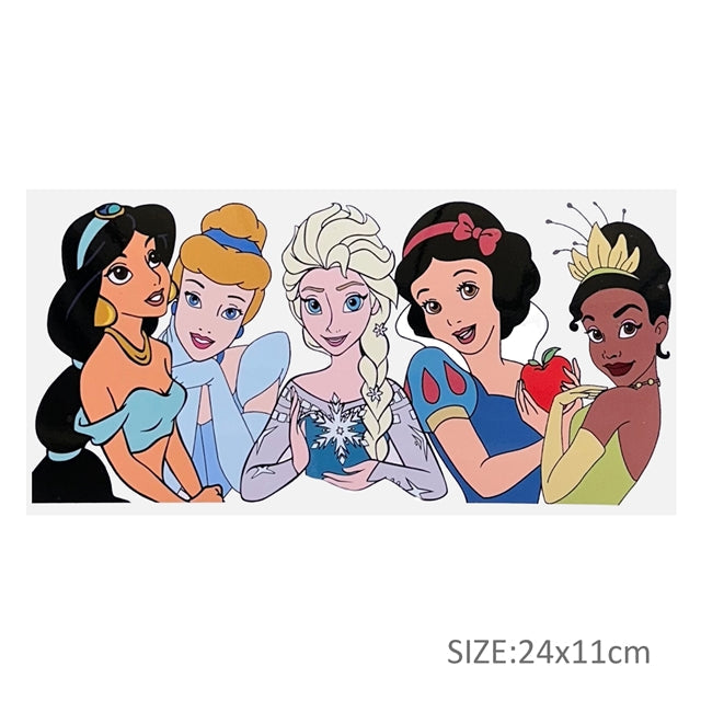Princesses UV DTF Glass Can Wrap FeeFiFauxLeather