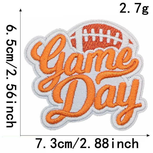 Football Embroidery Patch