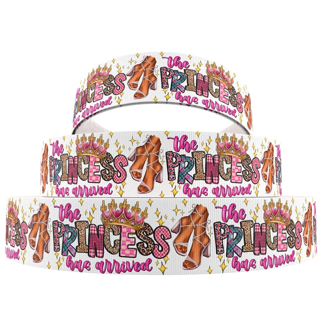 Princess 1 Yard Printed Grosgrain Ribbon