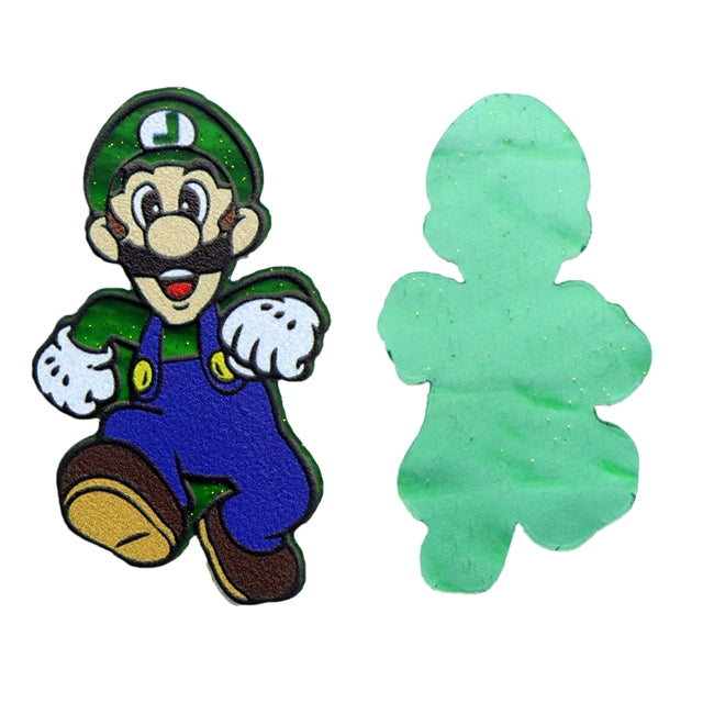 Luigi Mario Fine Glitter Acrylic 5 piece set