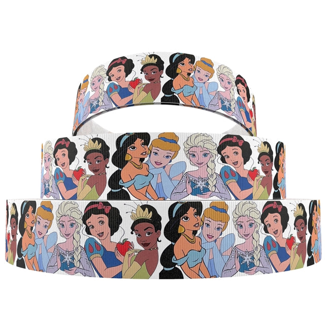 Princess 1 Yard Printed Grosgrain Ribbon