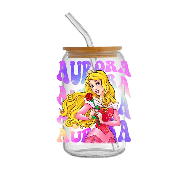 Princess UV DTF Glass Can Wrap