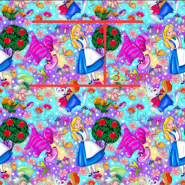 Alice Princess Printed Faux Leather FeeFiFauxLeather