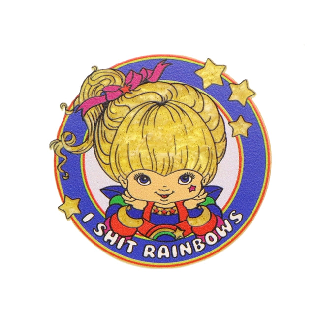 Rainbow Brite Fine Glitter Acrylic 5 piece set