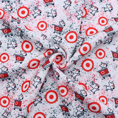 Bullseye Target Textured Liverpool/ Bullet Fabric with a textured feel